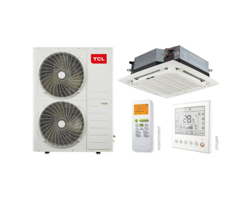 Кассетный кондиционер TCL TCC-48HRIA/TOU-48HISA/MBQ8-BI инверторный TCC-48HRIA/TOU-48HISA/MBQ8-BI